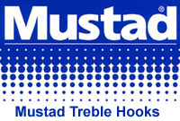 Genuine Mustad Treble Hooks